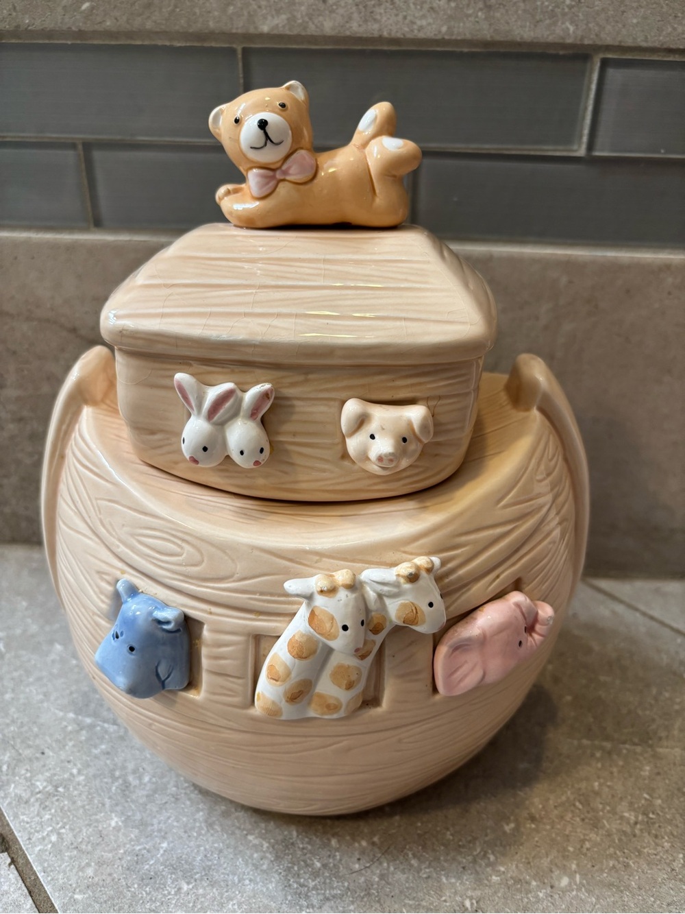 Vinted Noah’s Ark Cookie Jar
